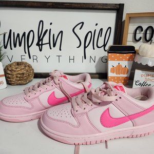 Big GIrls Barbie Pink Nike Dunks 4